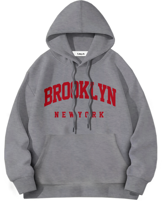 몰토벨리노 몰토벨리노 오버핏 브룩클린 BROOKLYN 특양면 후드티