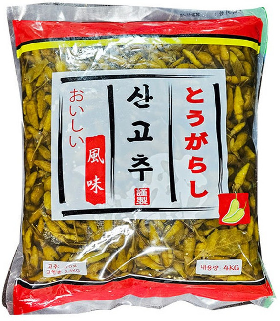 토호 하나 산고추 4kg 업소용 고추장아찌 대용량 절임고추, 1개