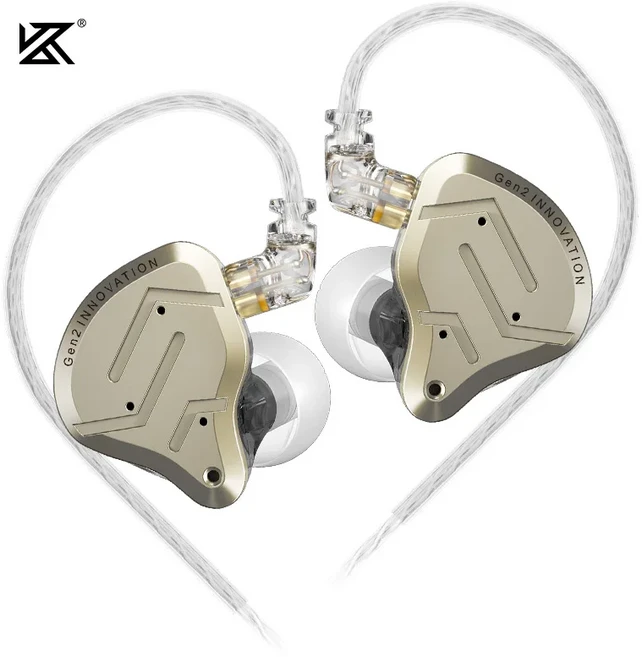 KZ ZSN Pro 2 이어폰 하이브리드 드라이브 메탈 이어폰 HIFI Bass 헤드셋 모니터 이어 버드 스포츠 소음 차, 01 CHINA, 03 ZSNPro2 Yellow NOMIC