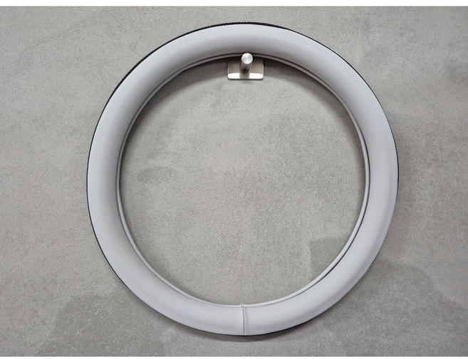 투톤 실리콘 자동차핸들커버, 웜그레이