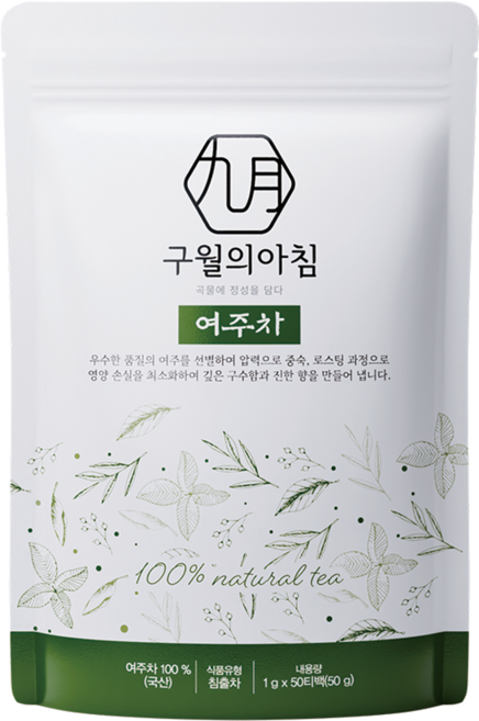 국산 쪄서볶은 여주차 삼각티백, 1개, 50개입, 1g