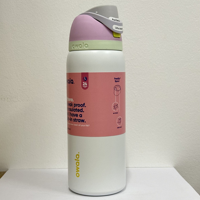 오왈라 Owala FreeSip 휴대용 스포츠 주전자 보온보냉병 24oz/710ml 32oz/950ml, 710ml, 우유당백