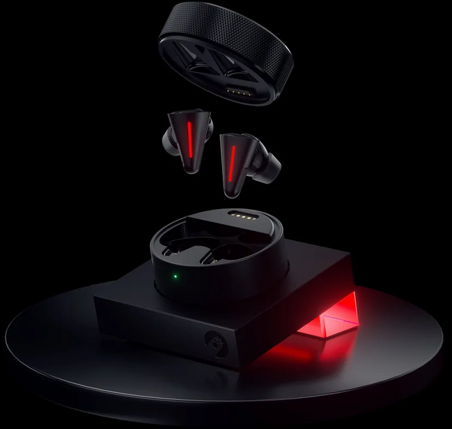 Angry Miao CyberBlade 앵그리 미오 사이버블레이드 마이크내장 36ms 저지연 노이즈 캔슬링 블루투스 PC 아이폰 안드로이드 PS 4/5 스위치 호환, Dark Side