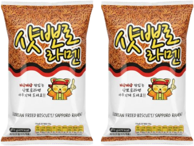 [한송] 샷뽀로라멘, 110g, 2개