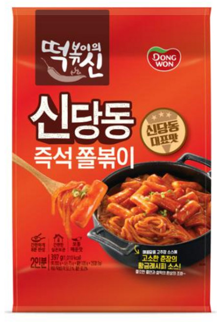 떡볶이의 신 신당동 즉석 쫄볶이, 397g, 1개