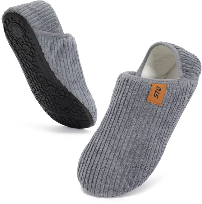 STQ 여성 겨울 슬리퍼 남자 실내화 울 소재 거실 방한화 남녀공용 초경량 피부 친화 편안 따뜻 미끄럼 방지 두 가지 스타일로 연출 가능한 착용 디자인