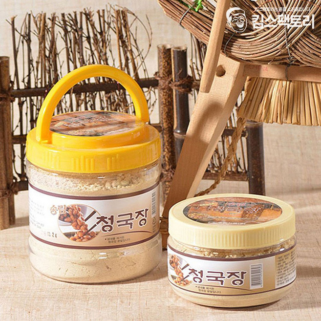 송림 국내산 자연발효 청국장 가루 500g+300g 2병 한세트, 800g, 1세트