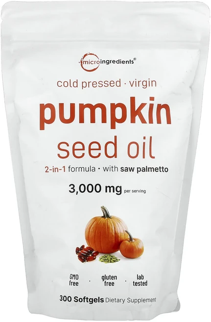 헁복하고 건강하세요 Micro Ingredients 호박씨 오일 소프트젤 300정 늘 챙기셔야합니다, MicroIngredients호박씨오일소프트젤300정 - 쿠팡