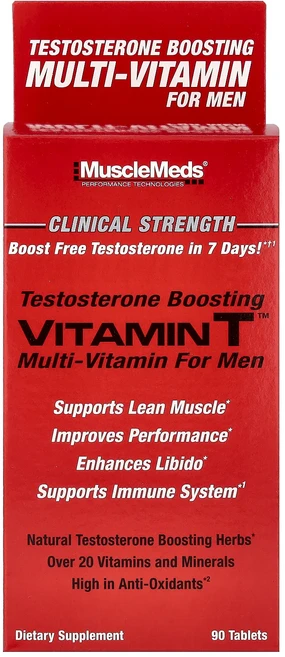 절실히 몸관리가필요한시기 MuscleMeds 비타민 T 남성용 테스토스테론 강화 종합 비타민 90정 프리미엄할인상품입니다, MuscleMeds비타민T남성용테스토스테론강화종합비타민, 1개 - 쿠팡