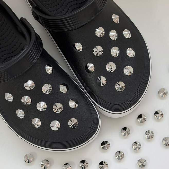 퍼니펀 남자 신발 파츠 26pcs 풀세트 5종 메탈 실버 골드 블랙