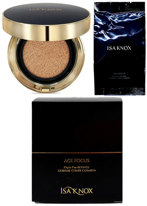 이자녹스 에이지포커스 피토프로레티놀 익스트림 커버 쿠션, 21호 라이트 베이지, 1개