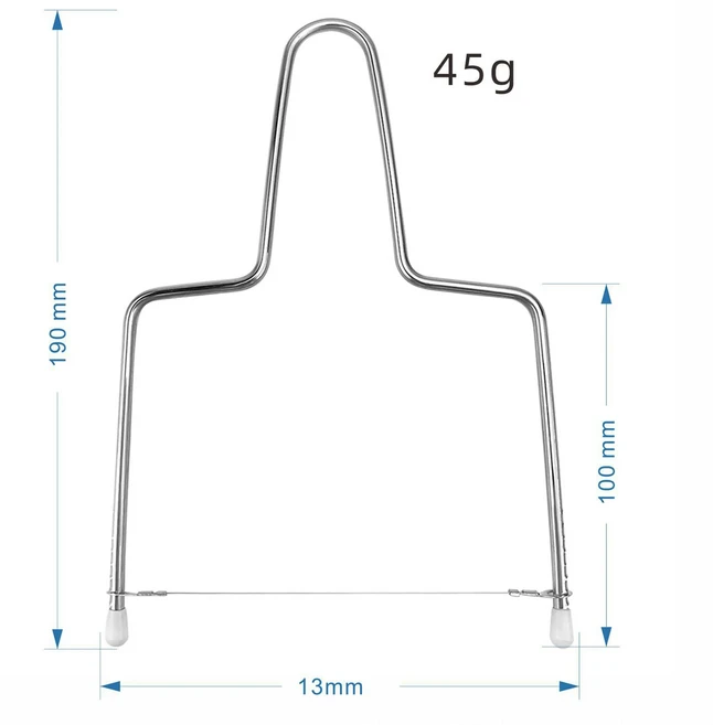 알루미늄 합금 치즈 슬라이서 커터 절단 서빙 치즈 슬라이서 와이어 부드럽고 반 단단한 치즈용 주방 도구, 03 B