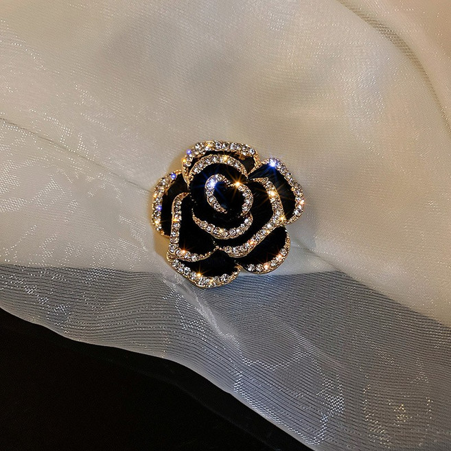 모델엄마 샤인 플로르 로즈 장미 브로치(2colors)