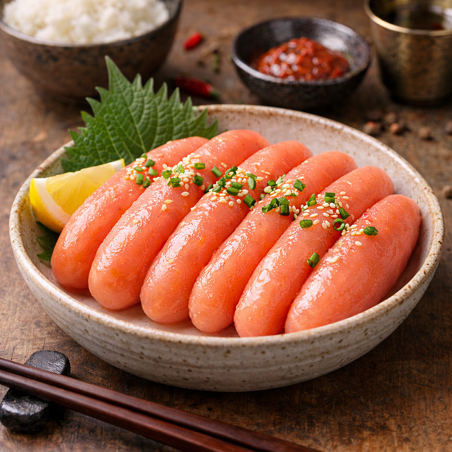 프리미엄 저염 백명란젓갈 / 정란 무색소 명란 구이용 선물용, 1개, 400g