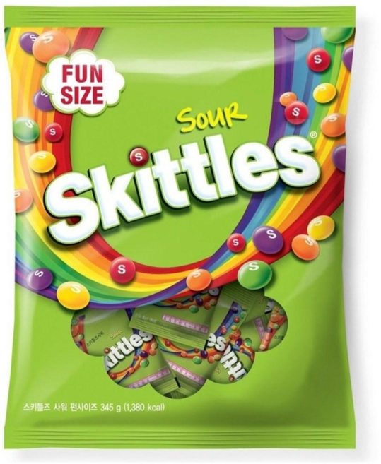 스키틀즈 사워, 345g, 1개
