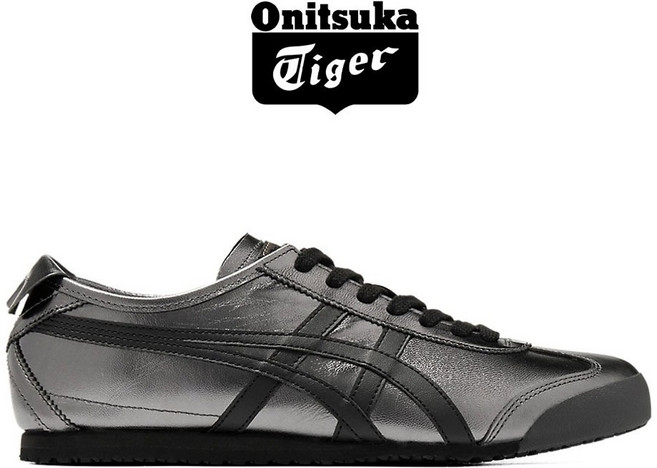 오니츠카타이거 멕시코 66 남녀 공용 스니커즈 운동화 건메탈 블랙 1183B566.022