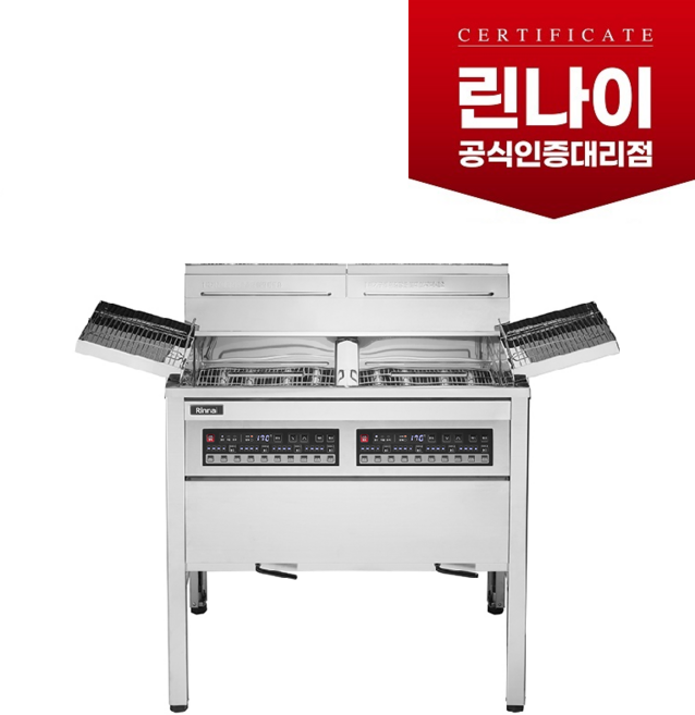 RFA-M40G 린나이정품업소용가스튀김기(배유통/거름망SET별도구매가능), LPG(프로판가스)