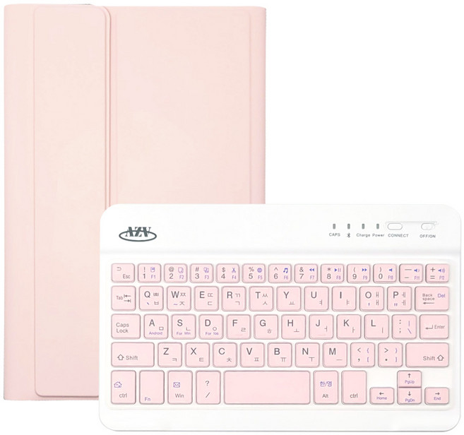 갤럭시탭A7 Lite 8.7 호환 콤비 블루투스 키보드 북커버 케이스 T220 T225, 핑크, A7 라이트 8.7 (T220/T225) 콤비 키보드, 1개