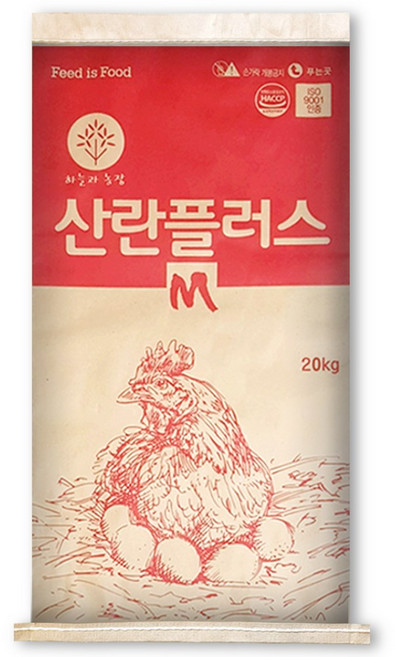 한일 닭사료 산란 플러스 20kg 산란닭 청계 오골계 토종닭 사료, 1개
