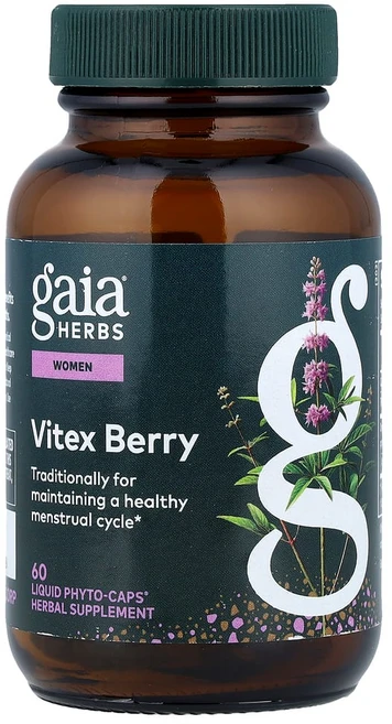 Swanson 여성용 비텍스 베리 추출 1000mg Vitex Berry for Women Liquid Phyto-Caps, 1개, 60정 - 쿠팡