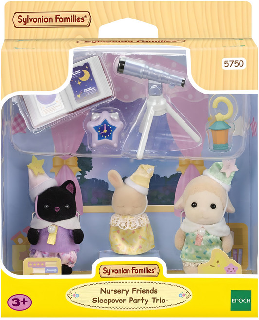 실바니안패밀리 단짝 아기친구들의 별자리 파자마파티 피규어 세트 5750, 1세트