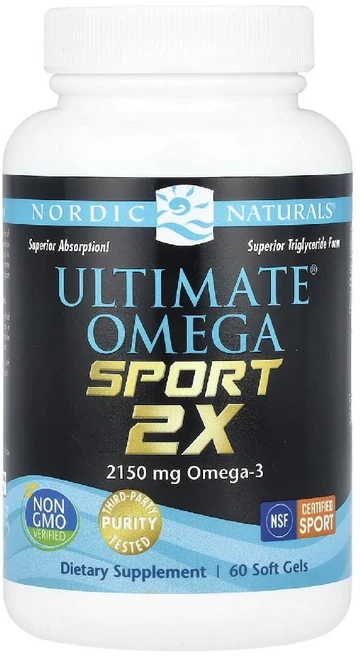 Nordic Naturals Ultimate Omega Sport 2x 소프트젤 (소프트젤 당 ), 1개, 60정 - 쿠팡