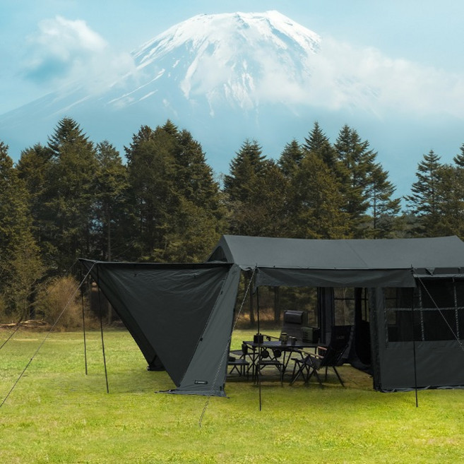 카즈미 와일드 필드 오스카 하우스 텐트 케빈형 캠핑 피크닉 패밀리 3~4인용