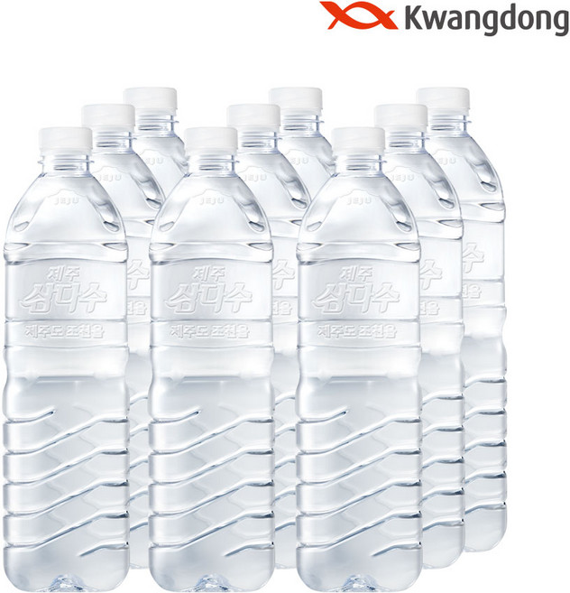 제주삼다수 그린 무라벨, 1L, 9개