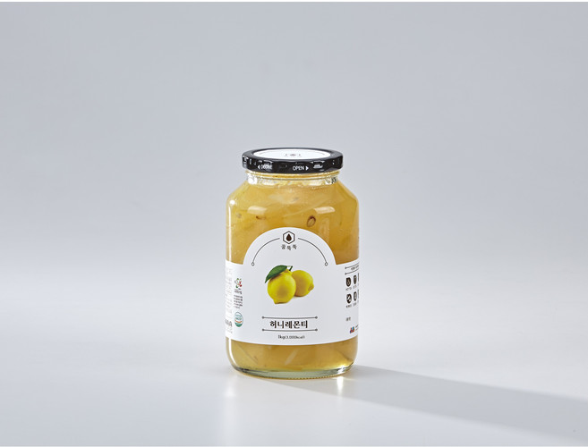 [허니비푸드] 겨울철엔 따뜻한 꿀차 허니비푸드 청귤 유자차 생강차 레몬티 한라봉차, 2개, 1개입, 1kg