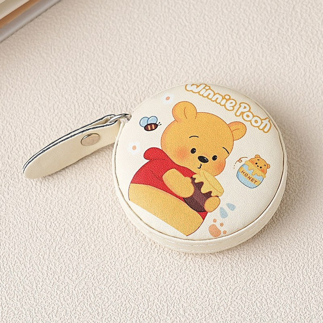 마카롱 캐릭터 미니 줄자, 1개, 허니 푸우 (Honey Pooh)