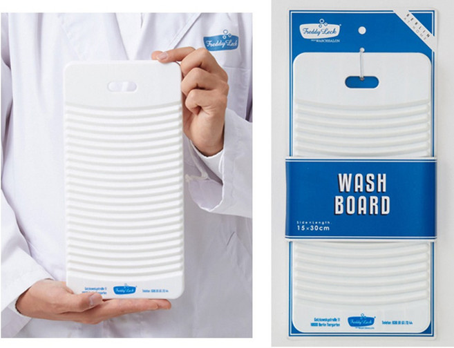 프레디렉 빨래판 욕실 화장실 가정 손빨래 워시보드, 2개, 화이트