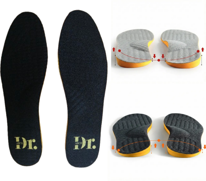아치닥터 휜다리 O다리 X다리 교정 기능성 신발 깔창