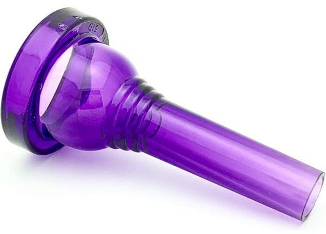 KELLY51D 라지섕크 트롬본유포늄 렉산 마우스피스 크리스탈퍼플, Crystal-Purple, 1개, 1개입