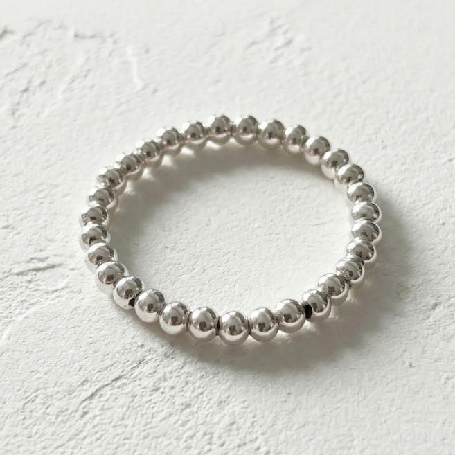 펠리체골드 실버 925 버블링 2mm 반지 볼 레이어드 데일리 볼드 심플 기념일 은반지 애끼링 여성 우정반지 볼반지