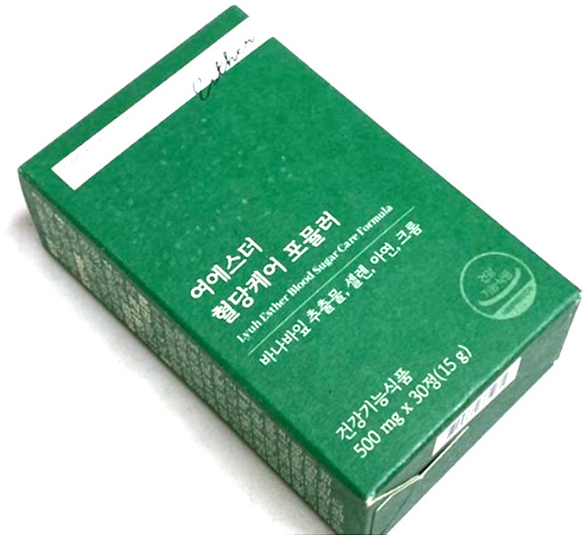 여에스더 혈당케어 포뮬러 (바나바잎추출물) 국민영양 프로젝트, 30정, 6개