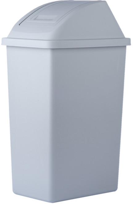 온더바이 종량제 100리터 쓰레기통 업소용 카페 대용량 대형 휴지통, 휴지통 회색, 1개