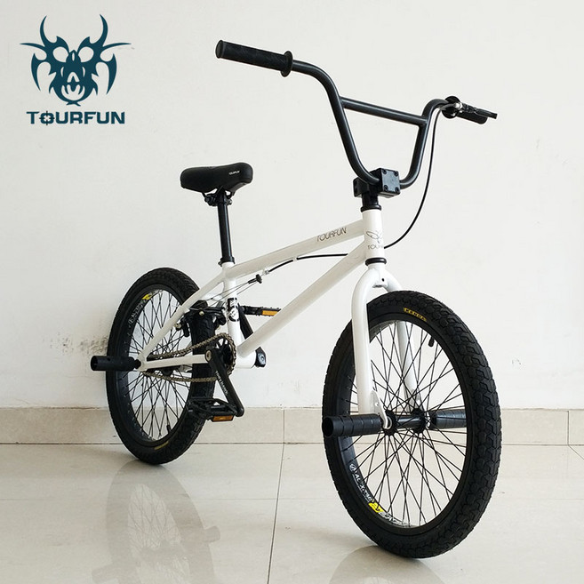 20인치 BMX 자전거 바이크 묘기용 입문 퍼포먼스 퀵 스턴트, 1개, 1cm, 화이트