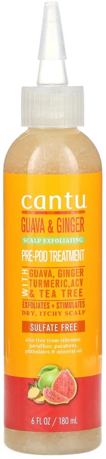Cantu 구아바 & 생강 두피 각질 제거 프리-푸 트리트먼트 180ml(6fl oz), Cantu구아바생강두피각질제거프리푸트리트먼트180ml6, 1개, 180ml - 쿠팡