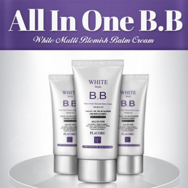 프라코루 화이트 멀티 올인원 BB크림 SPF50+ PA+++ 자외선차단 주름개선 미백, 1개, 50g