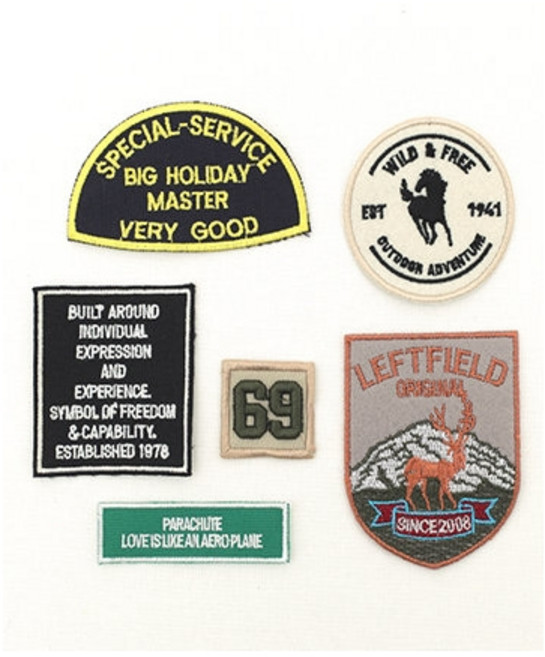 패션스타트 봉제식 와펜 6종 SET_69 빈티지, 멀티, 1개