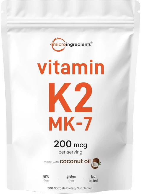 마이크로 비타민 K2 200mg 300캡슐, 1개, 300정 - 쿠팡