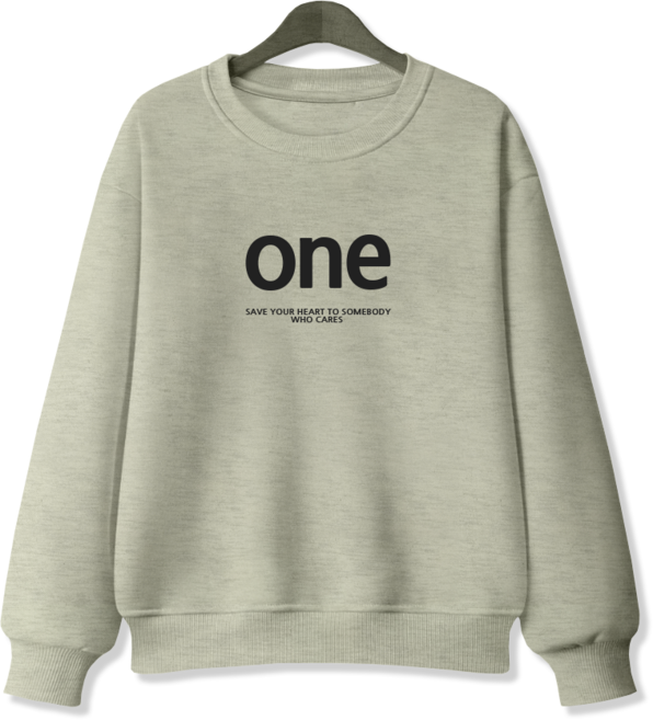 몰토벨리노 [ANSANGSA] 원 남녀공용 맨투맨 스웨트셔츠