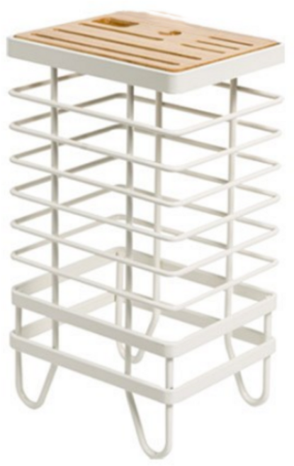 비스비바 크림 와이어 칼꽂이, 아이보리, 1개