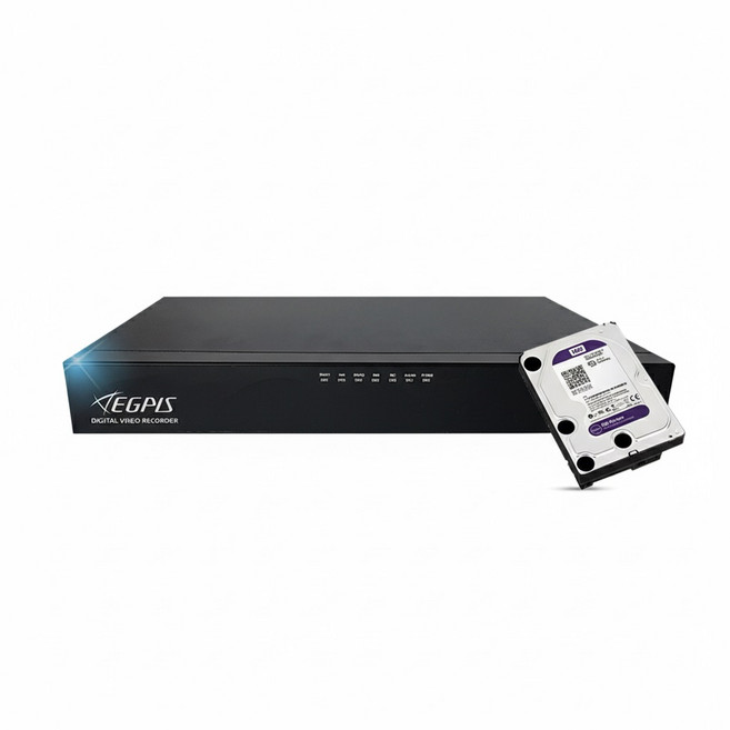 이지피스 QHDVR-4016Q 16채널 CCTV 녹화기 (2TB HDD)