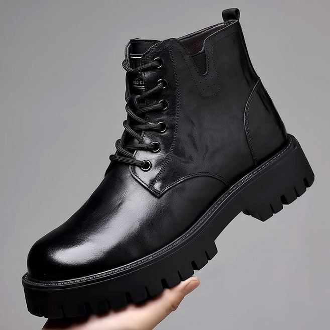 LOKEXING 보온 남성화 하이탑 방한화 털화 겨울 캐주얼 워커