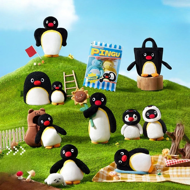 코코핑크 핑구 미니 메메 시리즈 뽀글이 인형 키링 선택확정 키홀더