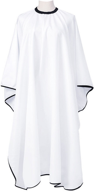 Free Walks 미용 커트보 고급 컷트보 화이트, 1개