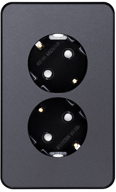 디아트 콘센트 2구 매트그레이, 5개