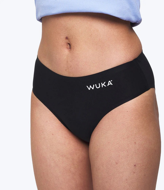 英國WUKA [重度流量] 少女中腰超展開全包覆型無痕月經褲 吸血內褲 月亮褲 一件跨三個尺寸, 2XS-S (臀圍75-90cm)