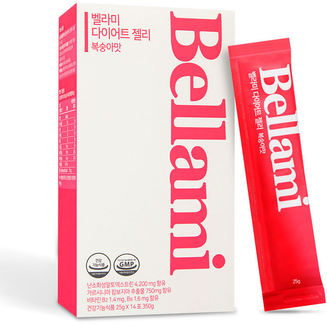 벨라미 다이어트 젤리 복숭아맛, 1개, 350g